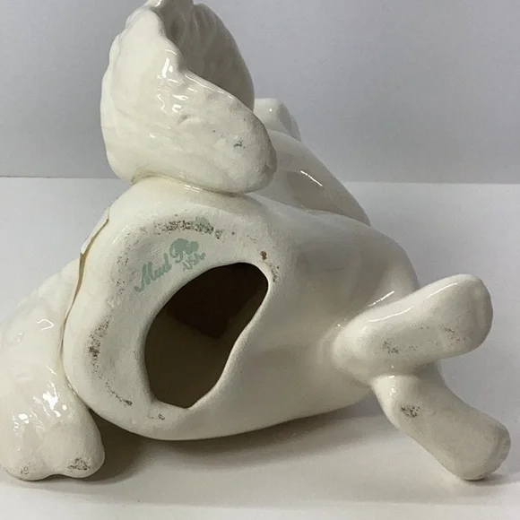 Mud Pie “Cherub Hands On Chin” Ceramic Angel Figurine - Picture 5 of 5